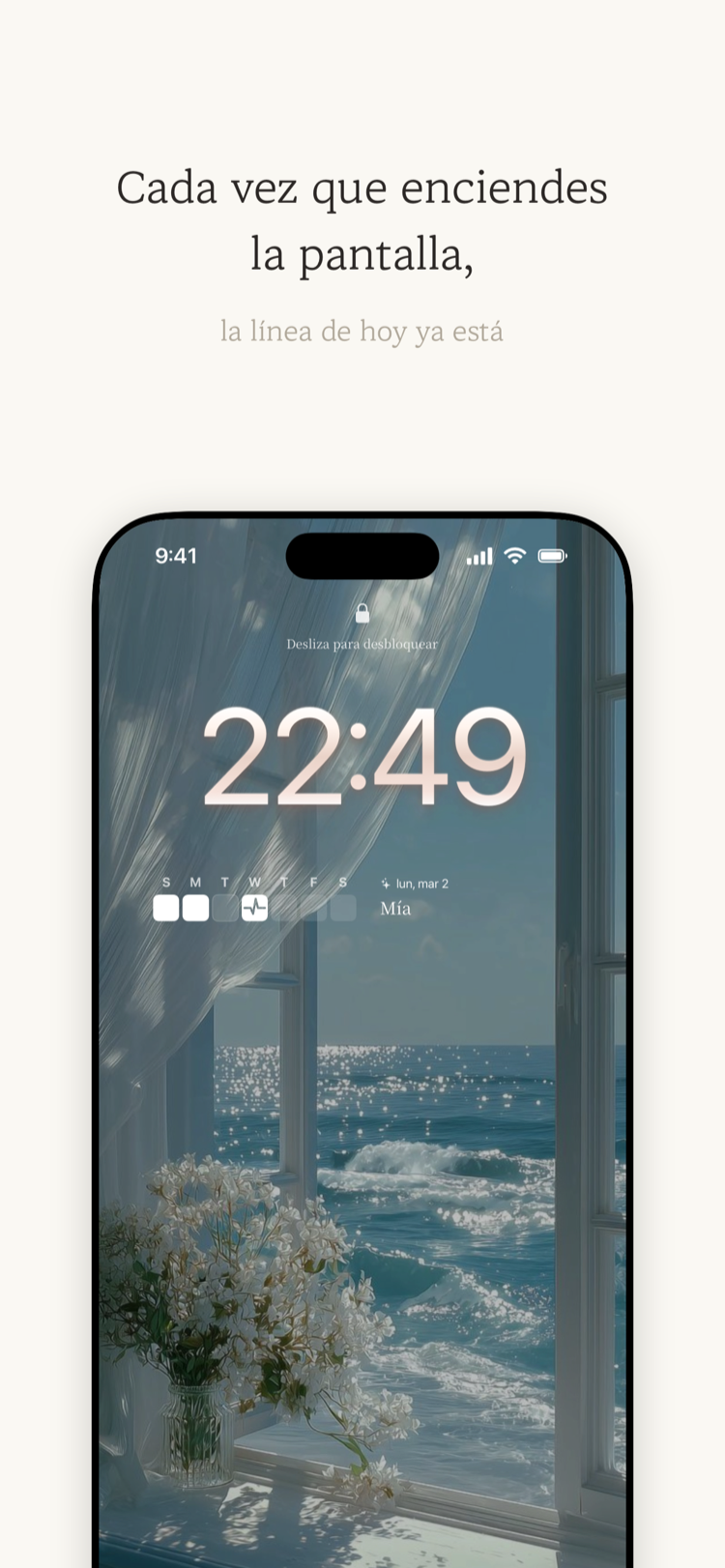 Widget de pantalla bloqueada